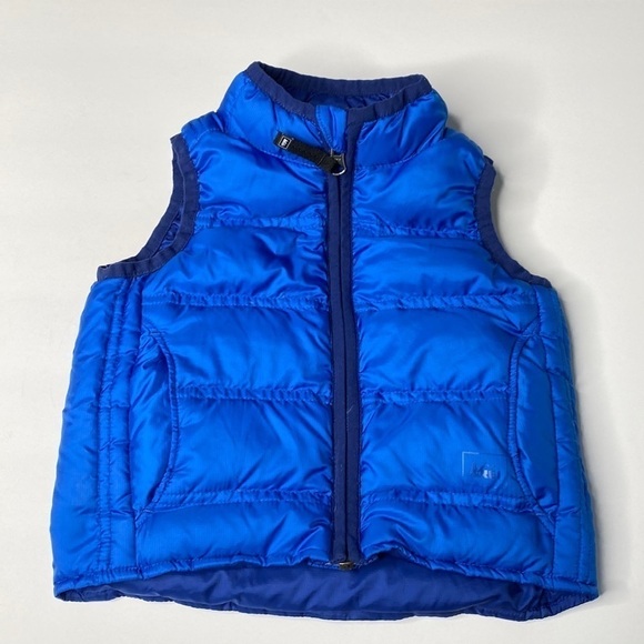 REI down vest toddler 18 mo blue EUC - Picture 1 of 5